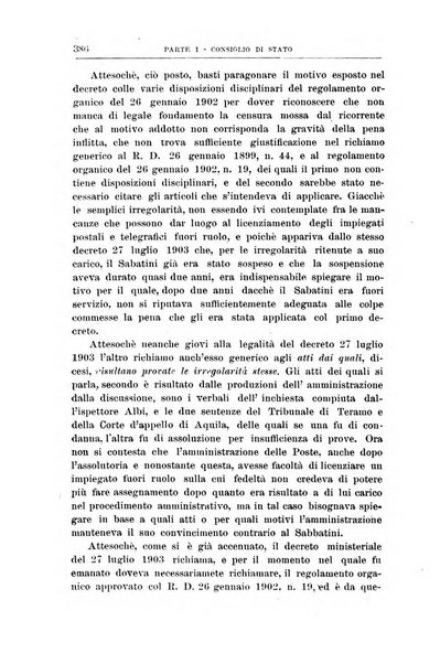 La giustizia amministrativa raccolta di decisioni e pareri del Consiglio di Stato, decisioni della Corte dei conti, sentenze della Cassazione di Roma, e decisioni delle Giunte provinciali amministrative