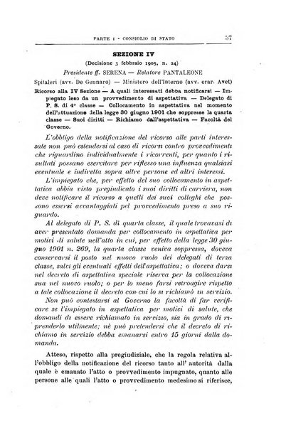 La giustizia amministrativa raccolta di decisioni e pareri del Consiglio di Stato, decisioni della Corte dei conti, sentenze della Cassazione di Roma, e decisioni delle Giunte provinciali amministrative