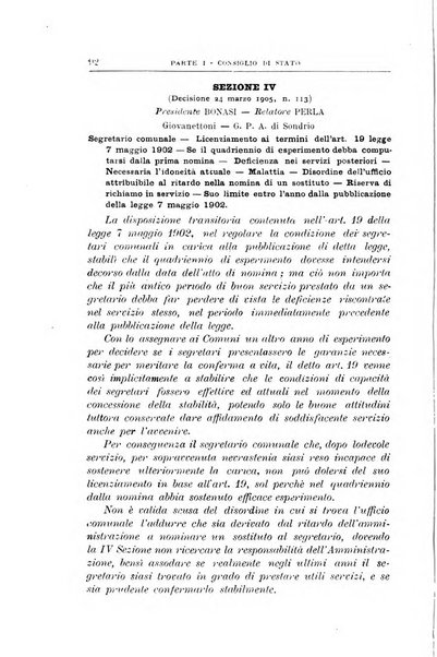 La giustizia amministrativa raccolta di decisioni e pareri del Consiglio di Stato, decisioni della Corte dei conti, sentenze della Cassazione di Roma, e decisioni delle Giunte provinciali amministrative