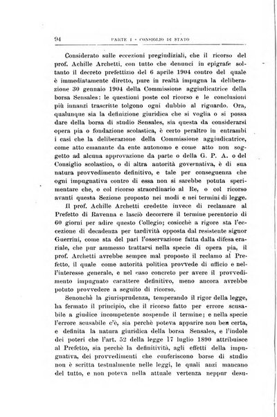 La giustizia amministrativa raccolta di decisioni e pareri del Consiglio di Stato, decisioni della Corte dei conti, sentenze della Cassazione di Roma, e decisioni delle Giunte provinciali amministrative