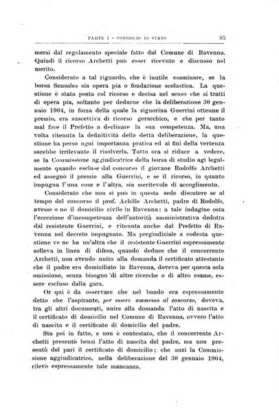 La giustizia amministrativa raccolta di decisioni e pareri del Consiglio di Stato, decisioni della Corte dei conti, sentenze della Cassazione di Roma, e decisioni delle Giunte provinciali amministrative