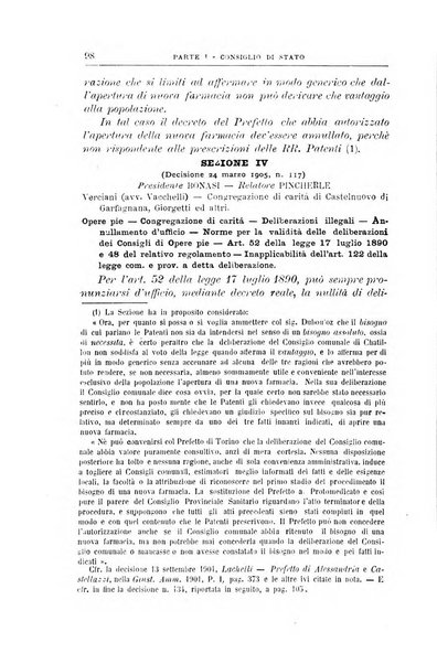 La giustizia amministrativa raccolta di decisioni e pareri del Consiglio di Stato, decisioni della Corte dei conti, sentenze della Cassazione di Roma, e decisioni delle Giunte provinciali amministrative