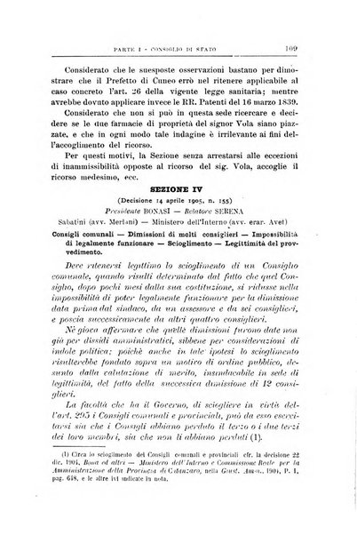 La giustizia amministrativa raccolta di decisioni e pareri del Consiglio di Stato, decisioni della Corte dei conti, sentenze della Cassazione di Roma, e decisioni delle Giunte provinciali amministrative