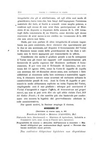 La giustizia amministrativa raccolta di decisioni e pareri del Consiglio di Stato, decisioni della Corte dei conti, sentenze della Cassazione di Roma, e decisioni delle Giunte provinciali amministrative