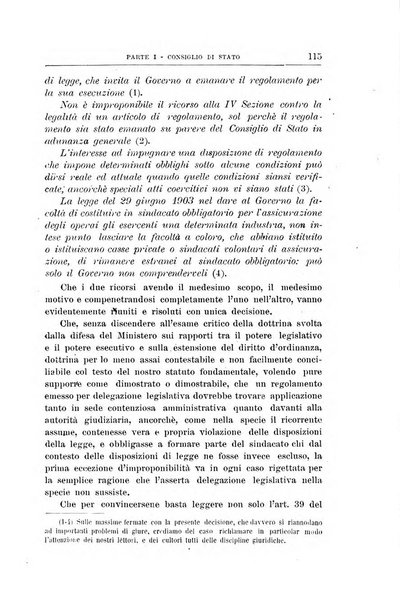 La giustizia amministrativa raccolta di decisioni e pareri del Consiglio di Stato, decisioni della Corte dei conti, sentenze della Cassazione di Roma, e decisioni delle Giunte provinciali amministrative