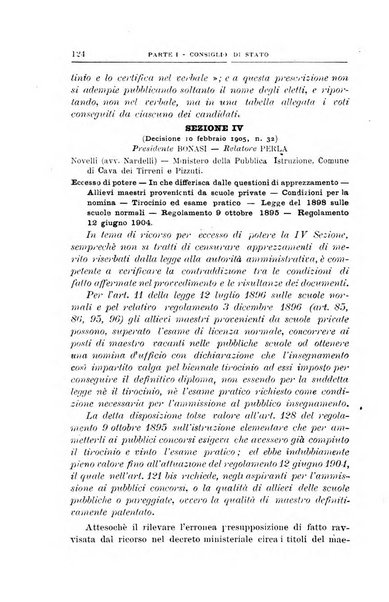 La giustizia amministrativa raccolta di decisioni e pareri del Consiglio di Stato, decisioni della Corte dei conti, sentenze della Cassazione di Roma, e decisioni delle Giunte provinciali amministrative