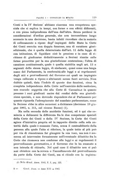 La giustizia amministrativa raccolta di decisioni e pareri del Consiglio di Stato, decisioni della Corte dei conti, sentenze della Cassazione di Roma, e decisioni delle Giunte provinciali amministrative