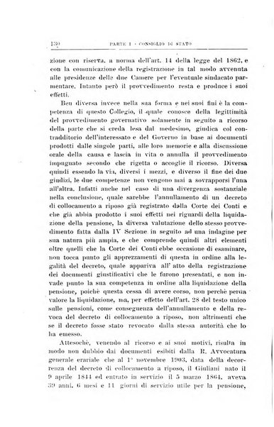 La giustizia amministrativa raccolta di decisioni e pareri del Consiglio di Stato, decisioni della Corte dei conti, sentenze della Cassazione di Roma, e decisioni delle Giunte provinciali amministrative