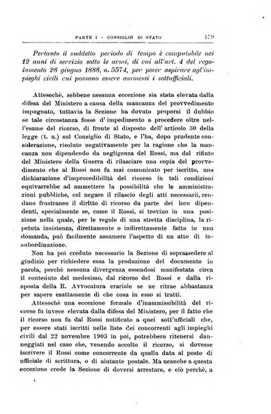 La giustizia amministrativa raccolta di decisioni e pareri del Consiglio di Stato, decisioni della Corte dei conti, sentenze della Cassazione di Roma, e decisioni delle Giunte provinciali amministrative