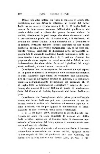 La giustizia amministrativa raccolta di decisioni e pareri del Consiglio di Stato, decisioni della Corte dei conti, sentenze della Cassazione di Roma, e decisioni delle Giunte provinciali amministrative