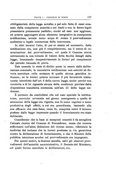 La giustizia amministrativa raccolta di decisioni e pareri del Consiglio di Stato, decisioni della Corte dei conti, sentenze della Cassazione di Roma, e decisioni delle Giunte provinciali amministrative