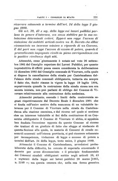 La giustizia amministrativa raccolta di decisioni e pareri del Consiglio di Stato, decisioni della Corte dei conti, sentenze della Cassazione di Roma, e decisioni delle Giunte provinciali amministrative