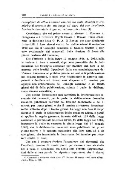 La giustizia amministrativa raccolta di decisioni e pareri del Consiglio di Stato, decisioni della Corte dei conti, sentenze della Cassazione di Roma, e decisioni delle Giunte provinciali amministrative