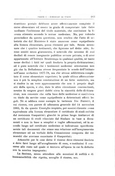 La giustizia amministrativa raccolta di decisioni e pareri del Consiglio di Stato, decisioni della Corte dei conti, sentenze della Cassazione di Roma, e decisioni delle Giunte provinciali amministrative