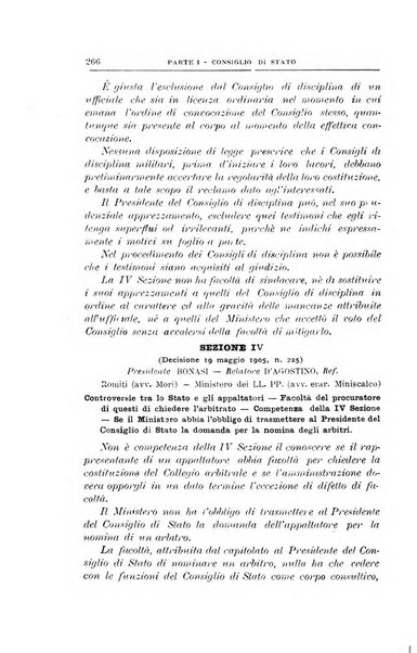 La giustizia amministrativa raccolta di decisioni e pareri del Consiglio di Stato, decisioni della Corte dei conti, sentenze della Cassazione di Roma, e decisioni delle Giunte provinciali amministrative