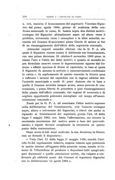 La giustizia amministrativa raccolta di decisioni e pareri del Consiglio di Stato, decisioni della Corte dei conti, sentenze della Cassazione di Roma, e decisioni delle Giunte provinciali amministrative