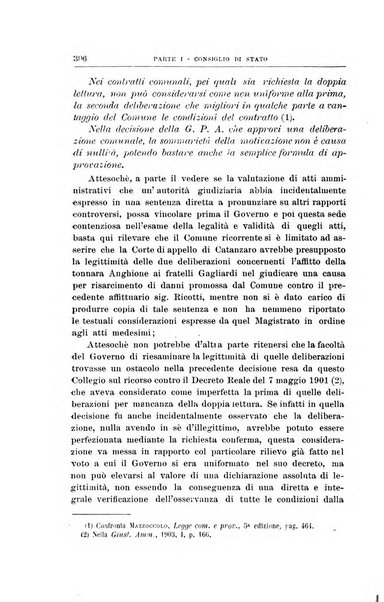 La giustizia amministrativa raccolta di decisioni e pareri del Consiglio di Stato, decisioni della Corte dei conti, sentenze della Cassazione di Roma, e decisioni delle Giunte provinciali amministrative