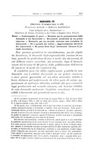 La giustizia amministrativa raccolta di decisioni e pareri del Consiglio di Stato, decisioni della Corte dei conti, sentenze della Cassazione di Roma, e decisioni delle Giunte provinciali amministrative