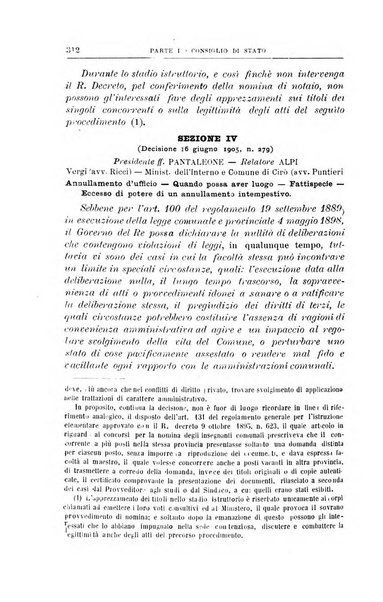 La giustizia amministrativa raccolta di decisioni e pareri del Consiglio di Stato, decisioni della Corte dei conti, sentenze della Cassazione di Roma, e decisioni delle Giunte provinciali amministrative