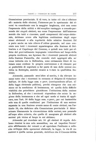 La giustizia amministrativa raccolta di decisioni e pareri del Consiglio di Stato, decisioni della Corte dei conti, sentenze della Cassazione di Roma, e decisioni delle Giunte provinciali amministrative