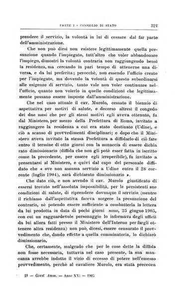 La giustizia amministrativa raccolta di decisioni e pareri del Consiglio di Stato, decisioni della Corte dei conti, sentenze della Cassazione di Roma, e decisioni delle Giunte provinciali amministrative