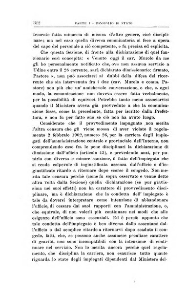 La giustizia amministrativa raccolta di decisioni e pareri del Consiglio di Stato, decisioni della Corte dei conti, sentenze della Cassazione di Roma, e decisioni delle Giunte provinciali amministrative