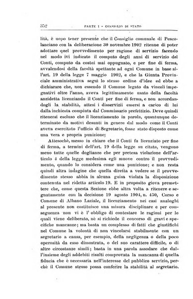 La giustizia amministrativa raccolta di decisioni e pareri del Consiglio di Stato, decisioni della Corte dei conti, sentenze della Cassazione di Roma, e decisioni delle Giunte provinciali amministrative