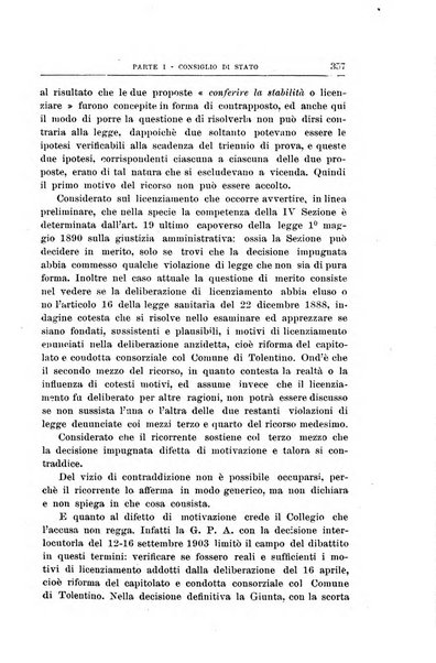 La giustizia amministrativa raccolta di decisioni e pareri del Consiglio di Stato, decisioni della Corte dei conti, sentenze della Cassazione di Roma, e decisioni delle Giunte provinciali amministrative