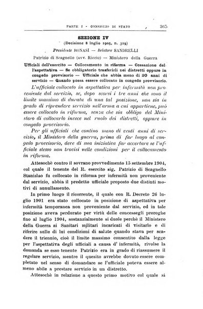 La giustizia amministrativa raccolta di decisioni e pareri del Consiglio di Stato, decisioni della Corte dei conti, sentenze della Cassazione di Roma, e decisioni delle Giunte provinciali amministrative