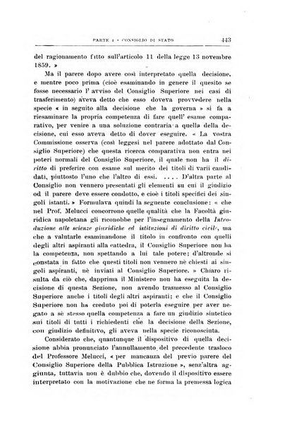 La giustizia amministrativa raccolta di decisioni e pareri del Consiglio di Stato, decisioni della Corte dei conti, sentenze della Cassazione di Roma, e decisioni delle Giunte provinciali amministrative