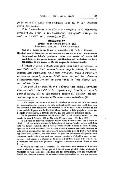 La giustizia amministrativa raccolta di decisioni e pareri del Consiglio di Stato, decisioni della Corte dei conti, sentenze della Cassazione di Roma, e decisioni delle Giunte provinciali amministrative