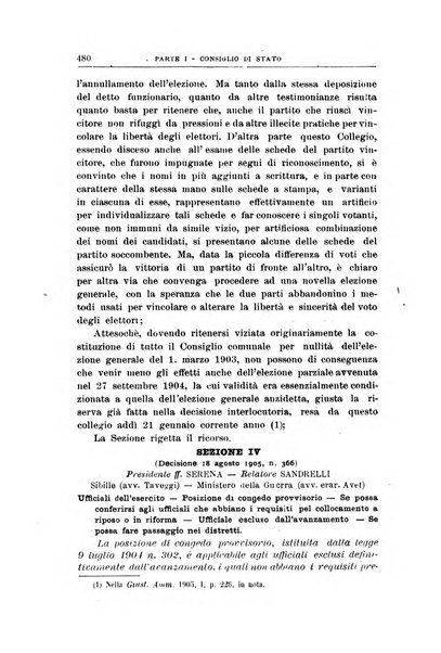 La giustizia amministrativa raccolta di decisioni e pareri del Consiglio di Stato, decisioni della Corte dei conti, sentenze della Cassazione di Roma, e decisioni delle Giunte provinciali amministrative