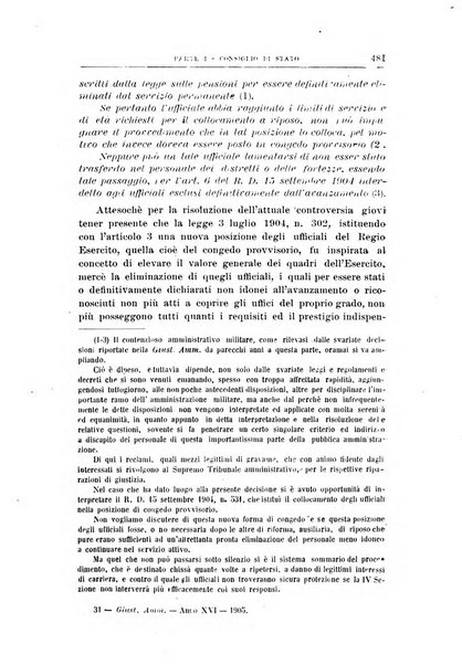 La giustizia amministrativa raccolta di decisioni e pareri del Consiglio di Stato, decisioni della Corte dei conti, sentenze della Cassazione di Roma, e decisioni delle Giunte provinciali amministrative