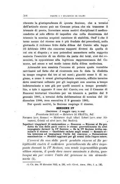 La giustizia amministrativa raccolta di decisioni e pareri del Consiglio di Stato, decisioni della Corte dei conti, sentenze della Cassazione di Roma, e decisioni delle Giunte provinciali amministrative