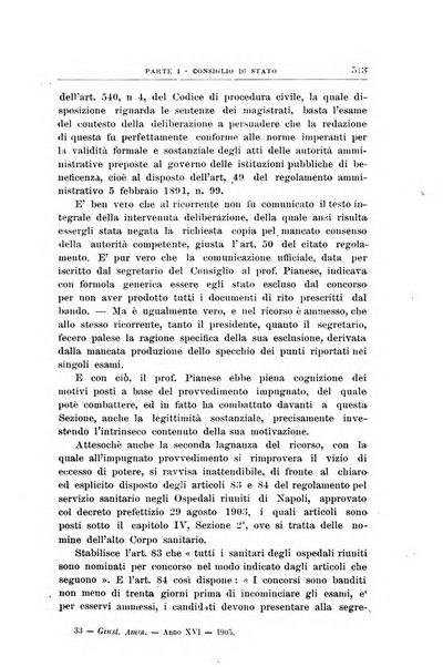 La giustizia amministrativa raccolta di decisioni e pareri del Consiglio di Stato, decisioni della Corte dei conti, sentenze della Cassazione di Roma, e decisioni delle Giunte provinciali amministrative