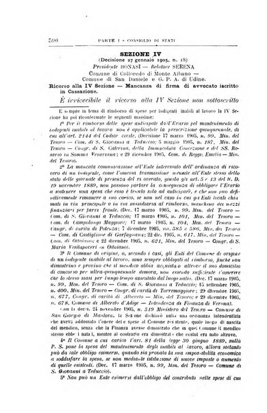 La giustizia amministrativa raccolta di decisioni e pareri del Consiglio di Stato, decisioni della Corte dei conti, sentenze della Cassazione di Roma, e decisioni delle Giunte provinciali amministrative