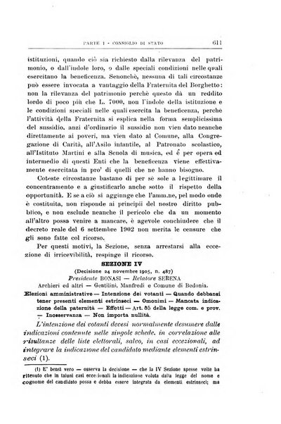 La giustizia amministrativa raccolta di decisioni e pareri del Consiglio di Stato, decisioni della Corte dei conti, sentenze della Cassazione di Roma, e decisioni delle Giunte provinciali amministrative