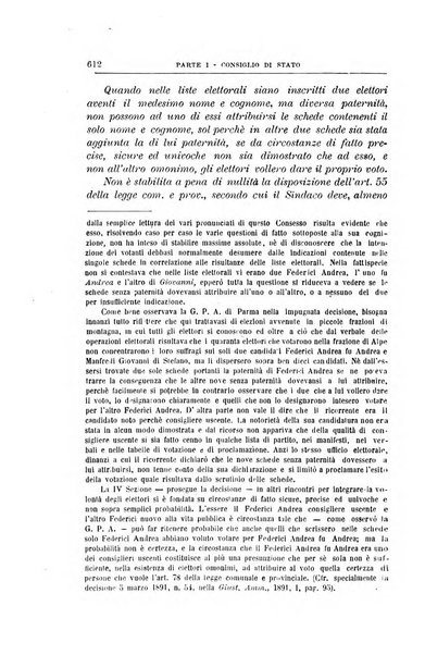 La giustizia amministrativa raccolta di decisioni e pareri del Consiglio di Stato, decisioni della Corte dei conti, sentenze della Cassazione di Roma, e decisioni delle Giunte provinciali amministrative