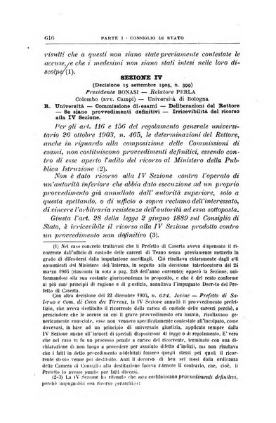 La giustizia amministrativa raccolta di decisioni e pareri del Consiglio di Stato, decisioni della Corte dei conti, sentenze della Cassazione di Roma, e decisioni delle Giunte provinciali amministrative