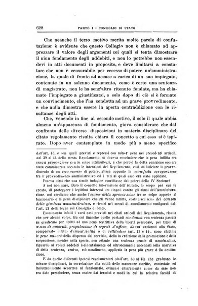 La giustizia amministrativa raccolta di decisioni e pareri del Consiglio di Stato, decisioni della Corte dei conti, sentenze della Cassazione di Roma, e decisioni delle Giunte provinciali amministrative