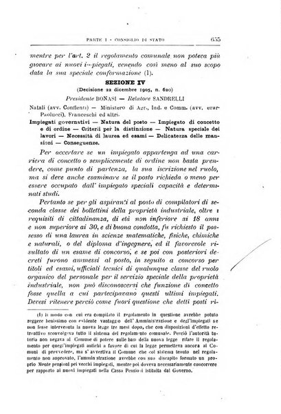 La giustizia amministrativa raccolta di decisioni e pareri del Consiglio di Stato, decisioni della Corte dei conti, sentenze della Cassazione di Roma, e decisioni delle Giunte provinciali amministrative