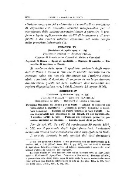 La giustizia amministrativa raccolta di decisioni e pareri del Consiglio di Stato, decisioni della Corte dei conti, sentenze della Cassazione di Roma, e decisioni delle Giunte provinciali amministrative