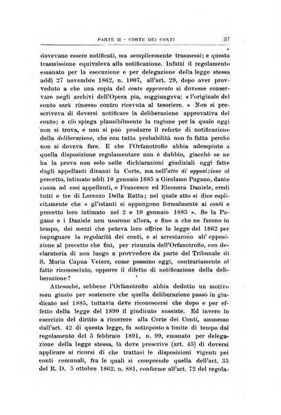 La giustizia amministrativa raccolta di decisioni e pareri del Consiglio di Stato, decisioni della Corte dei conti, sentenze della Cassazione di Roma, e decisioni delle Giunte provinciali amministrative