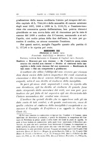 La giustizia amministrativa raccolta di decisioni e pareri del Consiglio di Stato, decisioni della Corte dei conti, sentenze della Cassazione di Roma, e decisioni delle Giunte provinciali amministrative