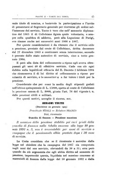 La giustizia amministrativa raccolta di decisioni e pareri del Consiglio di Stato, decisioni della Corte dei conti, sentenze della Cassazione di Roma, e decisioni delle Giunte provinciali amministrative