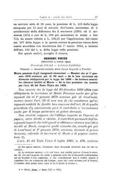 La giustizia amministrativa raccolta di decisioni e pareri del Consiglio di Stato, decisioni della Corte dei conti, sentenze della Cassazione di Roma, e decisioni delle Giunte provinciali amministrative