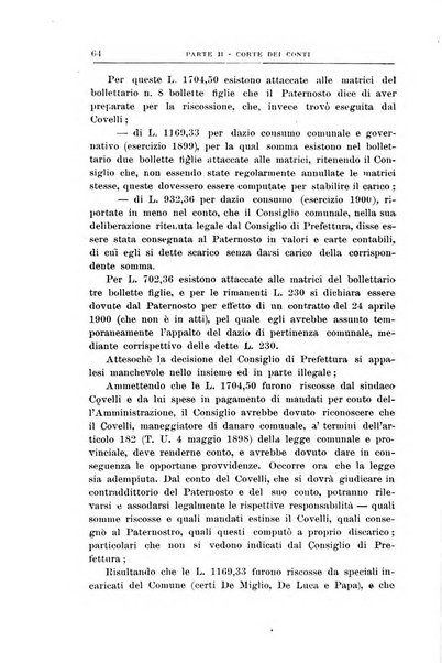 La giustizia amministrativa raccolta di decisioni e pareri del Consiglio di Stato, decisioni della Corte dei conti, sentenze della Cassazione di Roma, e decisioni delle Giunte provinciali amministrative