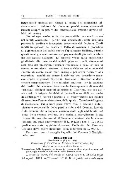 La giustizia amministrativa raccolta di decisioni e pareri del Consiglio di Stato, decisioni della Corte dei conti, sentenze della Cassazione di Roma, e decisioni delle Giunte provinciali amministrative