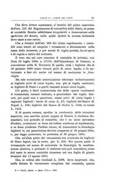 La giustizia amministrativa raccolta di decisioni e pareri del Consiglio di Stato, decisioni della Corte dei conti, sentenze della Cassazione di Roma, e decisioni delle Giunte provinciali amministrative