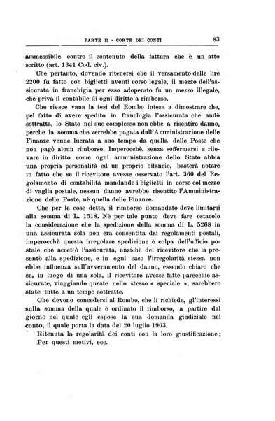 La giustizia amministrativa raccolta di decisioni e pareri del Consiglio di Stato, decisioni della Corte dei conti, sentenze della Cassazione di Roma, e decisioni delle Giunte provinciali amministrative